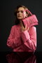 Lucky Bees Bolso de Mano Rosa